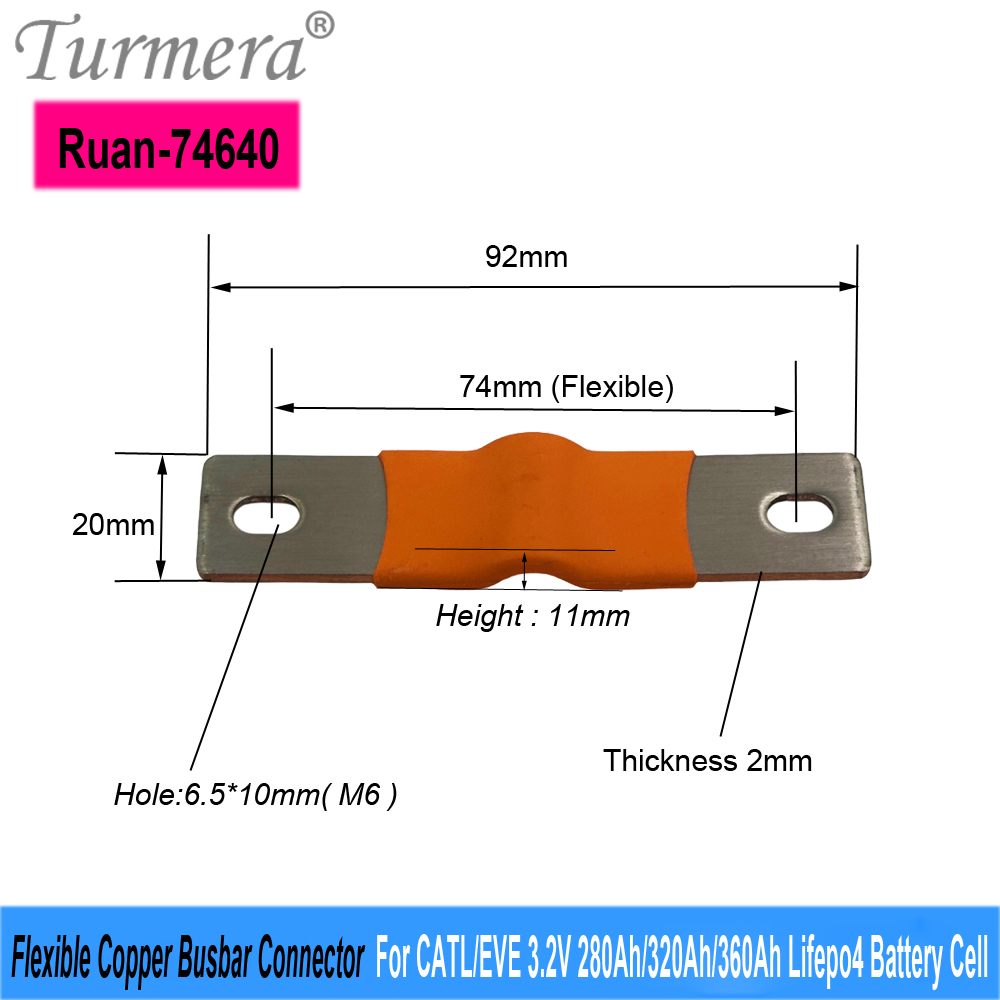 Turmera 12V 24V 48V フレキシブル銅バスバ - Bus Bar Copper のレビューと価格