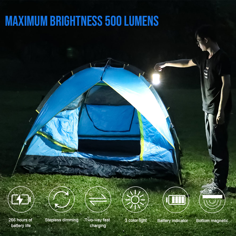 Trustfire-USB充電式LEDキャンプライト、内蔵2 - Renewable Energy Sources のレビューと価格