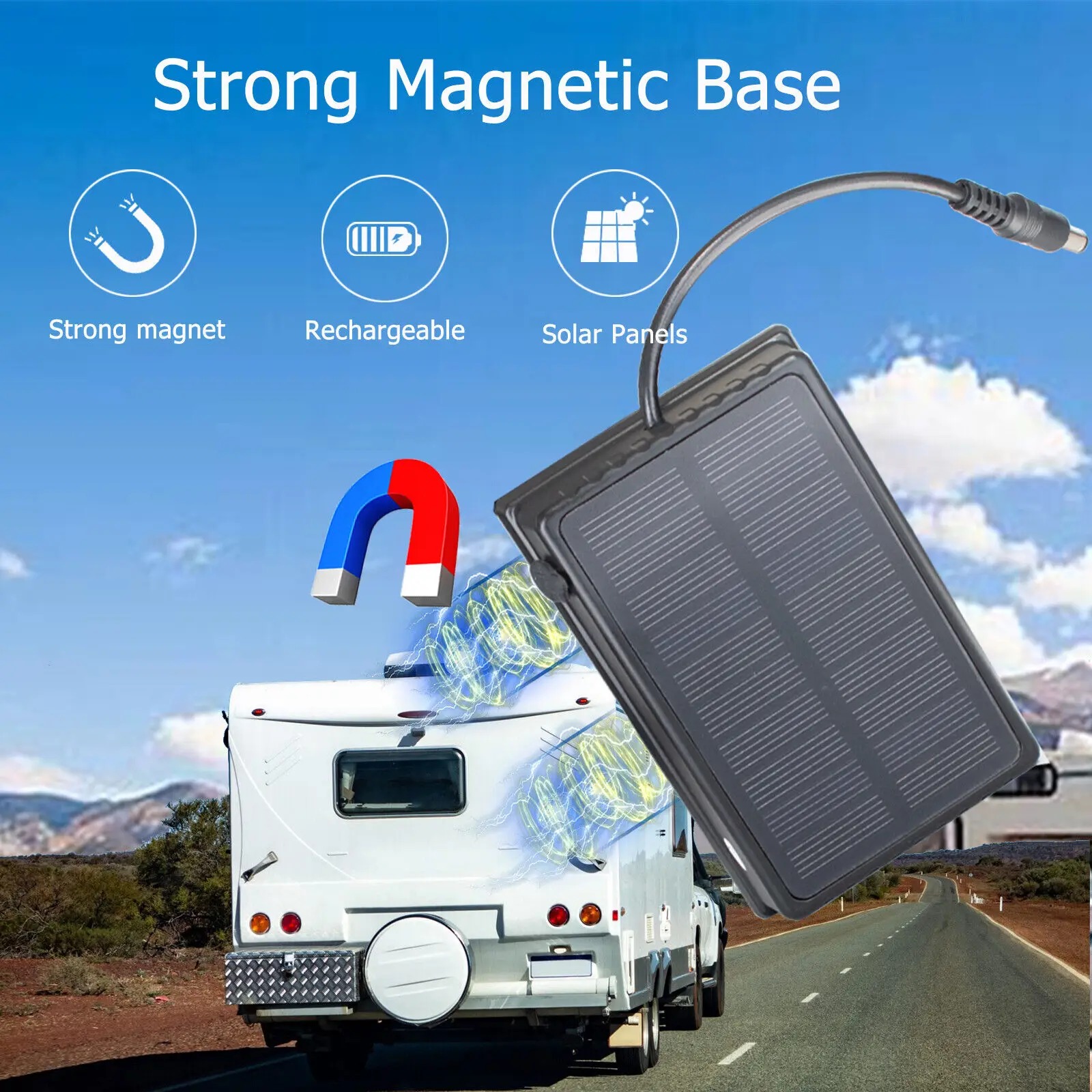 磁気ソーラー充電式モバイルバッテリー 防水 長時間駆動 車載 - Renewable Energy Sources のレビューと価格