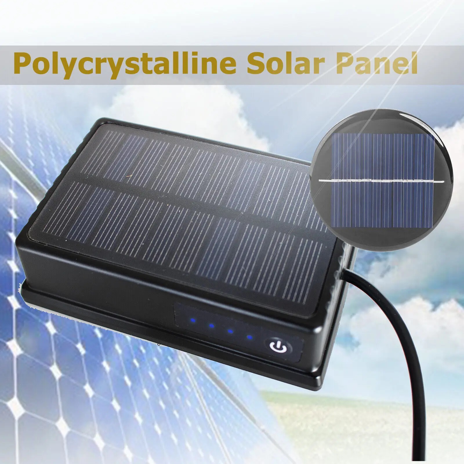 磁気ソーラー充電式モバイルバッテリー 防水 長時間駆動 車載 - Renewable Energy Sources のレビューと価格