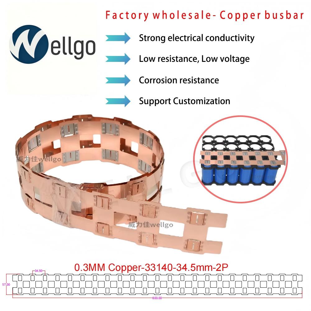 WELLGO 1個入り 高純度33140バッテリーコネクター - Bus Bar Copper のレビューと価格