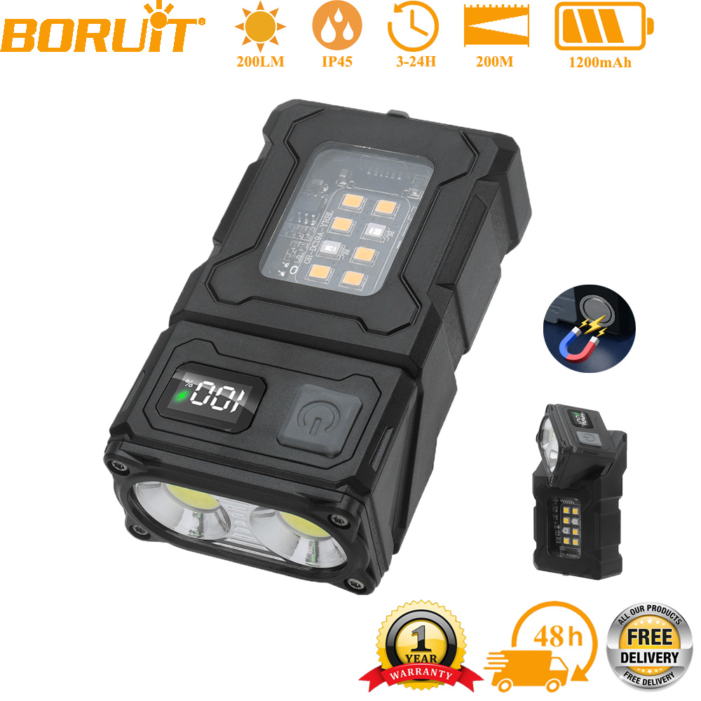 BORUiT 180 °   回転可能な LED 懐中電灯キ - Renewable Energy Sources のレビューと価格