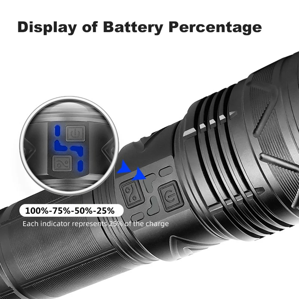 ハイパワー LED 懐中電灯超高輝度長距離トーチ充電式超強力 - Renewable Energy Sources のレビューと価格